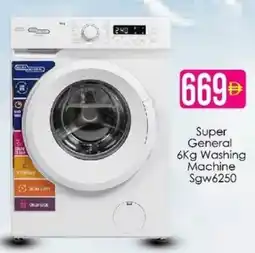 AIKO HYPERMARKET Super General 6Kg Washing Machine Sgw6250 offer