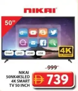 Grand Mall Sharjah Nikai 50nk4ksled 4k smart tv offer