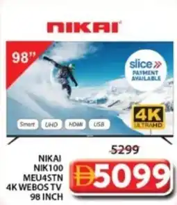 Grand Mall Sharjah Nikai nik100 meu4stn 4k webos tv offer