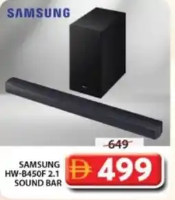 Grand Mall Sharjah Samsung hw-b450f 2.1 sound bar offer