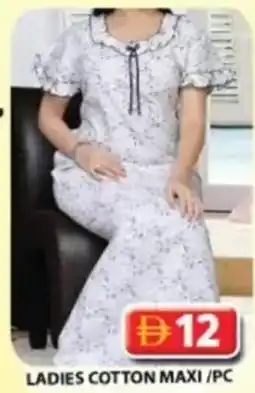 Grand Mall Sharjah Ladies cotton maxi offer