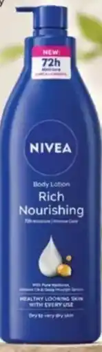 Lulu Hypermarket Nivea body lotion for dry to very dry skin rich nourishing offer
