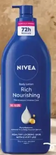 Lulu Hypermarket Nivea body lotion for dry to very dry skin rich nourishing offer