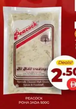 Al Adil Peacock poha jada offer