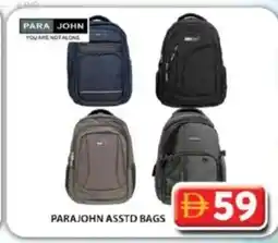 Grand Hyper Market Parajohn asstd bags offer