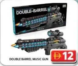 Grand Hyper Market Double barrel music gun offer