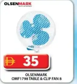 Grand Hyper Market Olsenmark omf1798 table & clip fan 8 offer