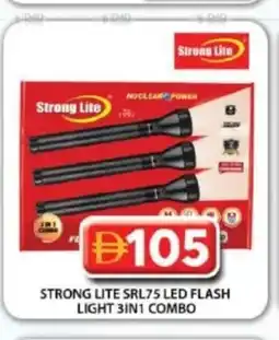 Grand Hyper Market Strong lite srl75 led flash light 3in1 combo offer