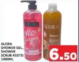 M Citymart Alora shower gel, shower scrub offer