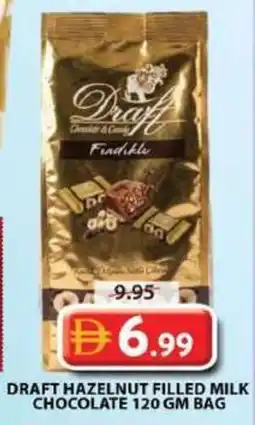 Grand Hyper Market Draft hazelnut filled milk chocolate bag offer