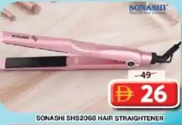 Grand Hyper Market SONASHI SHS2068 HAIR STRAIGHTENER offer