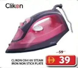 Grand Hyper Market CLIKON CK4105 STEAM IRON NON STICK PLATE offer