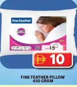 Grand Hyper Market Fine feather pillow offer
