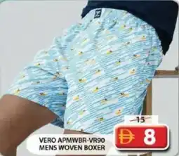 Grand Hyper Market Vero apmwbr-vr908 mens woven boxer offer