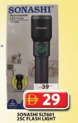 Grand Hyper Market Sonashi SLT601 2SC flash light offer