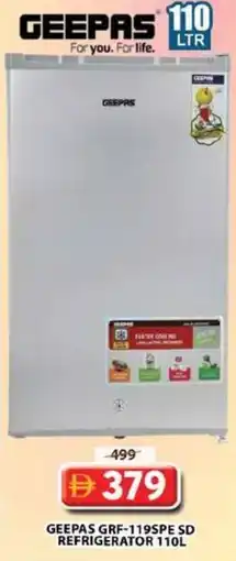 Grand Hyper Market Geepas GRF-119SPE SD refrigerator offer