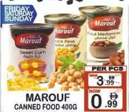 Gift Point Marouf canned food offer