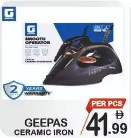 Gift Point Geepas ceramic iron offer