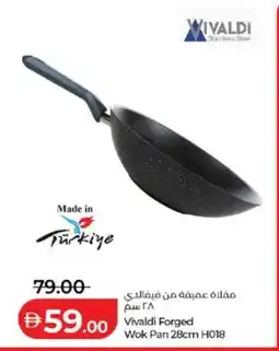 Lulu Hypermarket Vivaldi Forged Wok Pan H018 offer