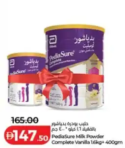 Lulu Hypermarket PediaSure Milk Powder Complete Vanilla offer