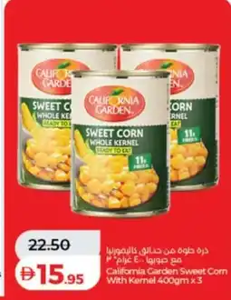 Lulu Hypermarket California Garden Sweet Corn With Kernel offer
