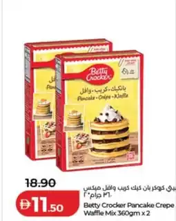 Lulu Hypermarket Betty Crocker Pancake Crepe Waffle Mix offer