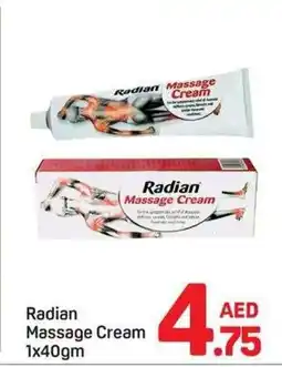 Day To Day Radian massage cream offer