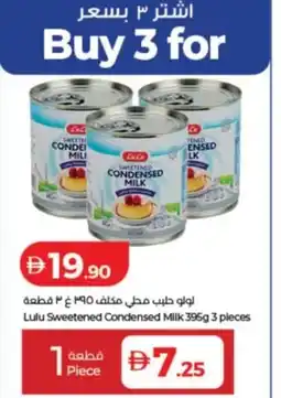 Lulu Hypermarket Lulu Sweetened Condensed Milk offer