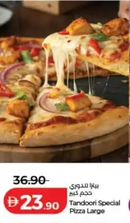 Lulu Hypermarket Tandoori special pizza large offer