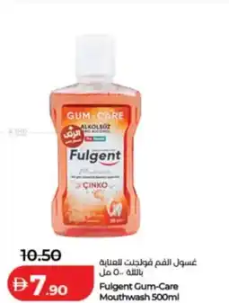 Lulu Hypermarket Fulgent gum-care mouthwash offer
