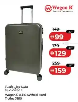 Lulu Hypermarket Wagon RA-PC 4Wheel Hard Trolley 7650 offer
