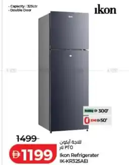Lulu Hypermarket Ikon Refrigerater IK-KR325AEI offer