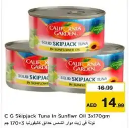 Nesto California Garden Skipjack Tuna In Sunflwr Oil offer