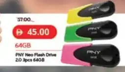 Lulu Hypermarket PNY Neo Flash Drive 2.0 64GB offer