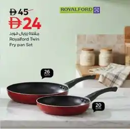 Nesto Royalford Twin Fry pan Set offer