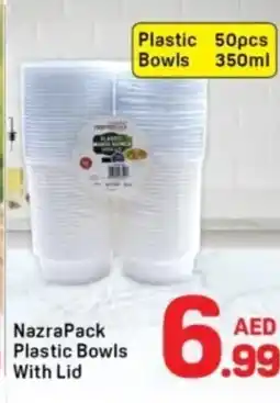 Day To Day NazraPack Plastic Bowls With Lid offer