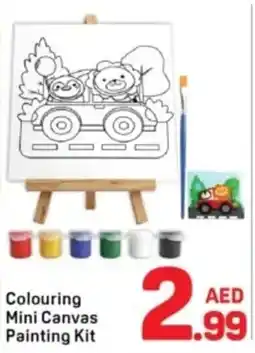 Day To Day Colouring Mini Canvas Painting Kit offer