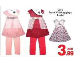 Day To Day Girls Frock With Leggings Asstd offer