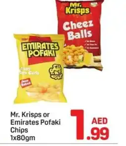 Day To Day Mr. Krisps or Emirates Pofaki Chips offer