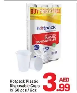 Day To Day Hotpack Plastic Disposable Cups offer