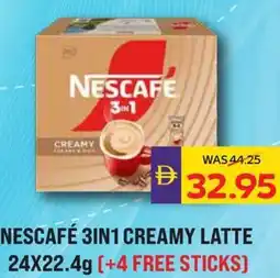 Abu Dhabi Coop Nescafé 3in1 creamy latte offer