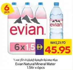 Abu Dhabi Coop Evian Natural Mineral Water offer