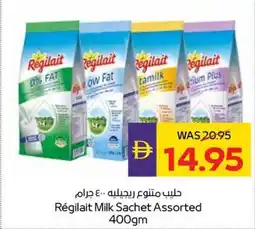 Abu Dhabi Coop Régilait Milk Sachet Assorted offer