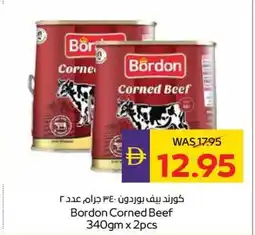 Abu Dhabi Coop Bordon Corned Beef offer