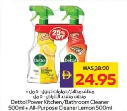 Abu Dhabi Coop Dettol Power Kitchen/Bathroom Cleaner + All-Purpose Cleaner Lemon offer