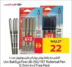 Spar Uni-Ball Eye Fine UB-150/157 Rollerball Pen 0.7mm offer