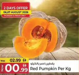 Kenz Hypermarket Red Pumpkin offer