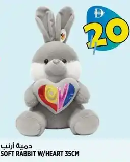 Hashim Hypermarket Soft rabbit W/heart offer