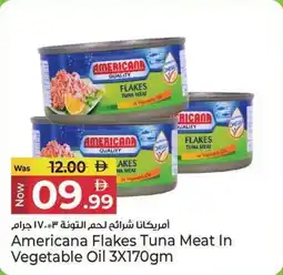 Kenz Hypermarket Americana flakes tuna meat in vegetable oil offer