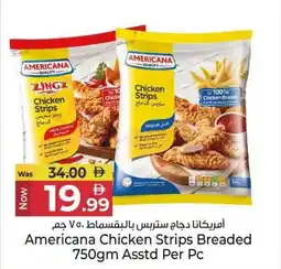 Kenz Hypermarket Americana chicken strips breaded offer